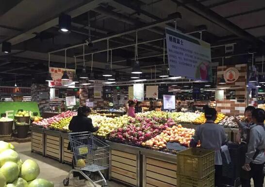 超市灯光设计_商场照明布局_led格栅灯盘图片